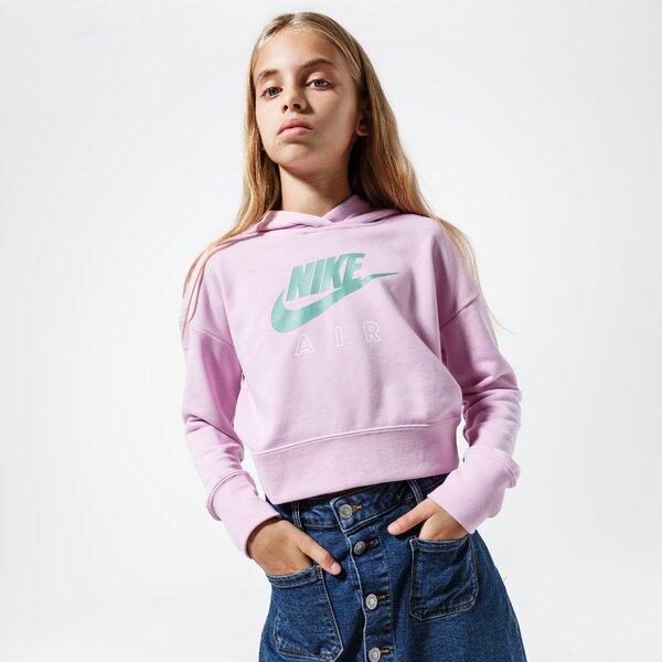 Детски суичър NIKE СУИТЧЪР С КАЧУЛКА AIR cz6234-676 цвят розов