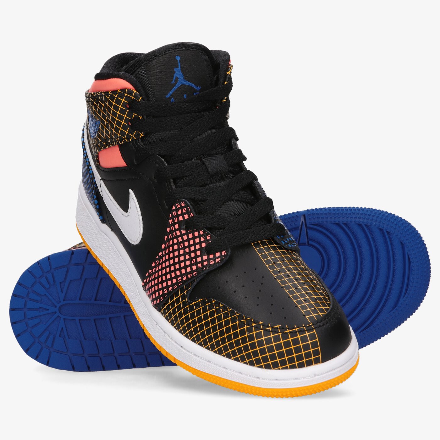 Детски маратонки AIR JORDAN 1 MID MMD dc4092-001 цвят многоцветен