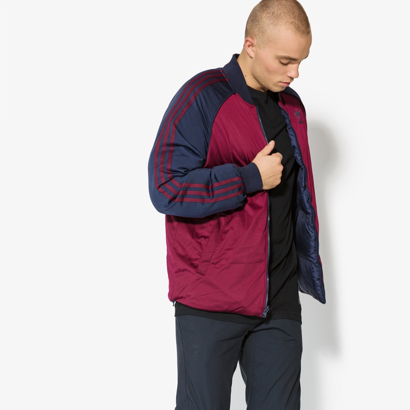 Мъжко зимно яке ADIDAS ЯКЕ SST JACKET br4795 цвят тъмносин