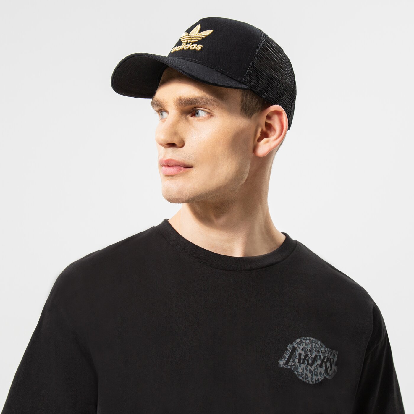 Дамска шапка с козирка ADIDAS ШАПКА AC GOLD TRUCKER fm1674 цвят черен