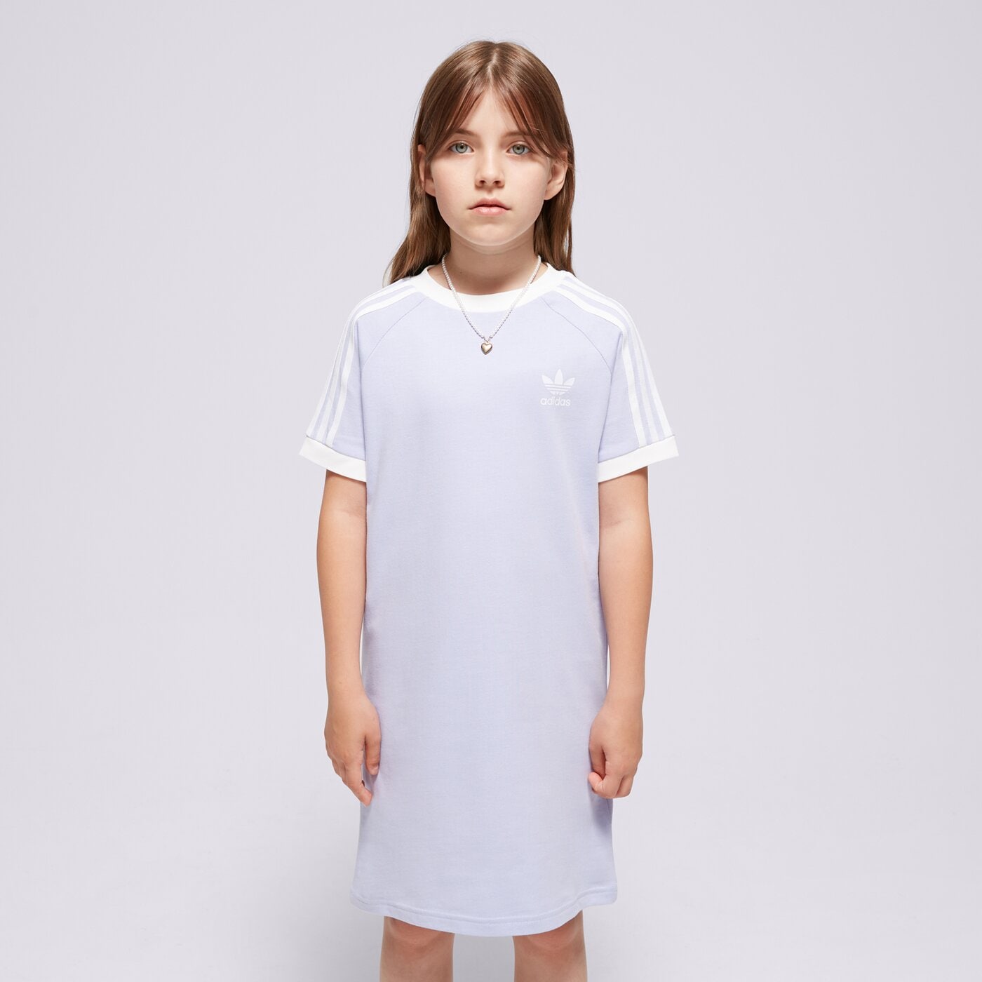  ADIDAS РОКЛЯ TEE GIRL  in8392 цвят виолетов