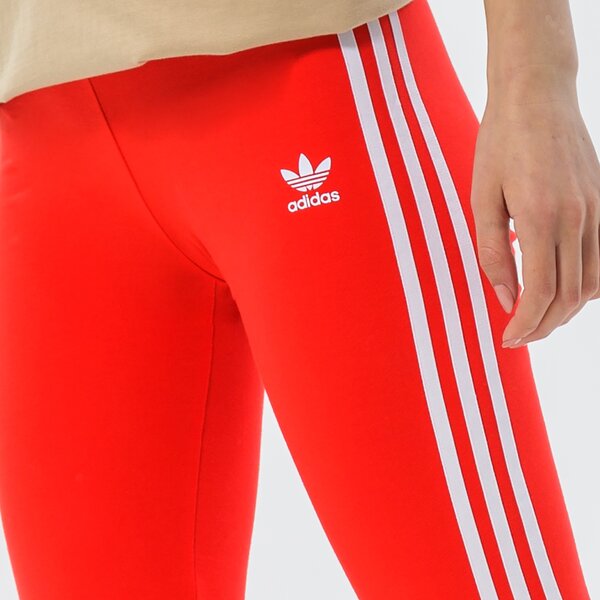 Дамски панталони ADIDAS КЛИН 3 STRIPES TIGHT hd2348 цвят червен
