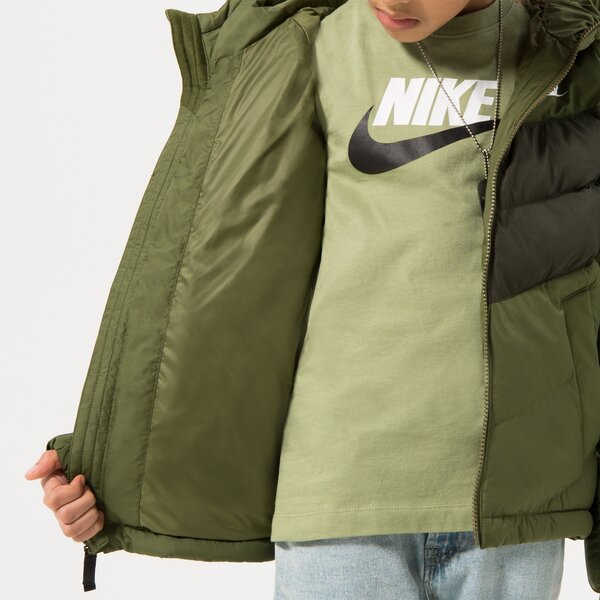 Детска преходно яке NIKE ЯКЕ ЗИМНО K NSW SYNFL HD JKT BOY dx1264-326 цвят каки