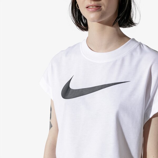 Дамска тениска NIKE ТОП W NSW SWSH ТОП CROP SS ar3064-100 цвят бял