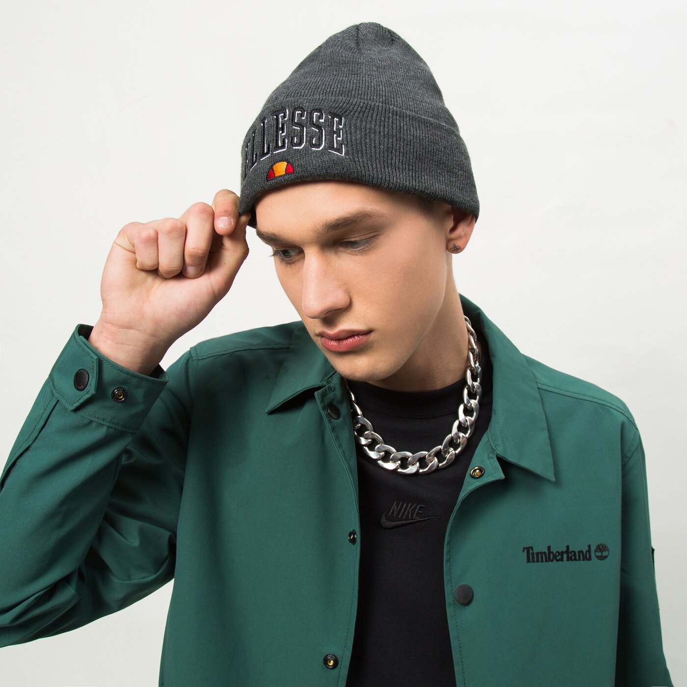 Дамска зимна шапка ELLESSE ШАПКА PARSONS BEANIE GREY MRL sapa2620112 цвят сив