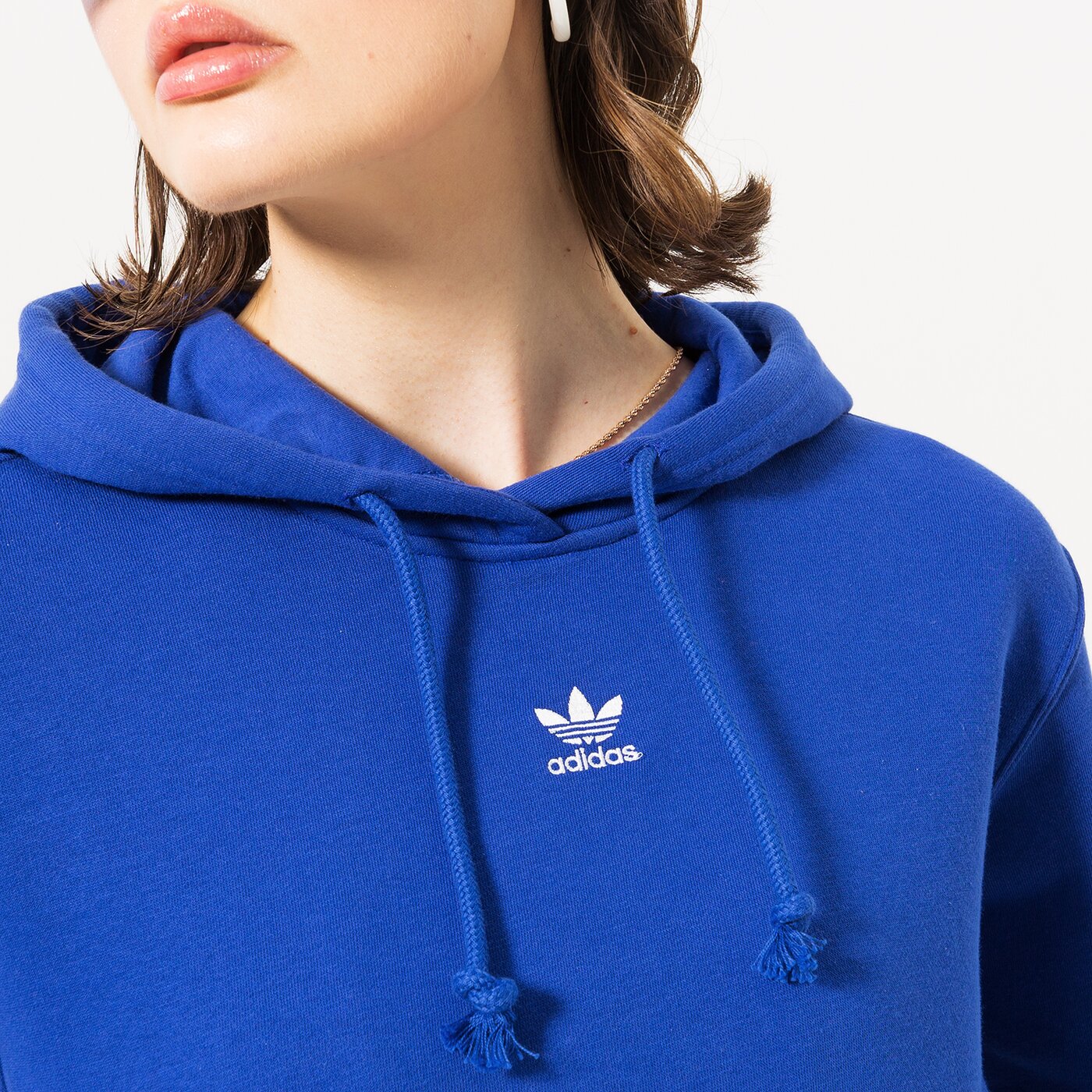 Дамски суичър ADIDAS СУИТЧЪР С КАЧУЛКА HOODIE ia6417 цвят син