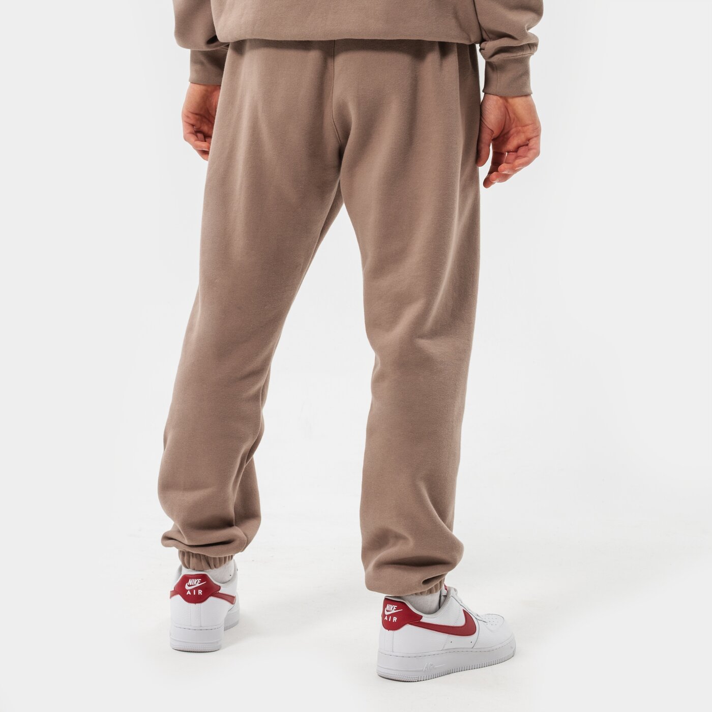 Мъжки панталони ADIDAS ПАНТАЛОНИ TREFOIL LINEAR LABEL SWEATPANT hm2669 цвят кафяв