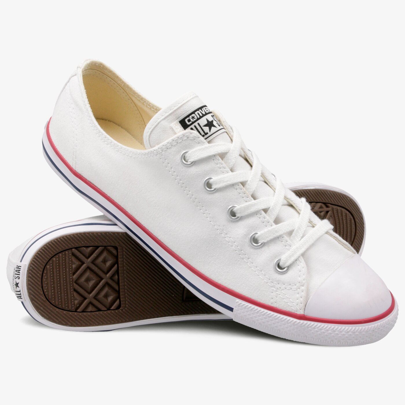 Дамски маратонки CONVERSE CHUCK TAYLOR ALL STAR DAINTY 537204c цвят бял