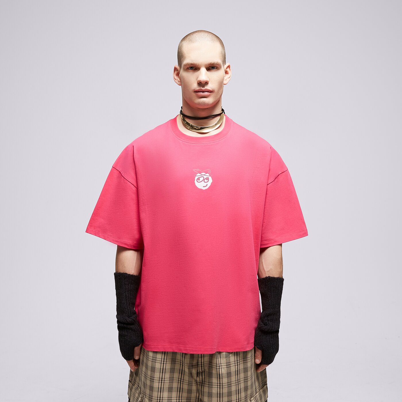 Мъжка тениска S.NOW JOB SIZEER ТЕНИСКА "NOT MY DAY" MAGENTA si323tsu54001 цвят розов