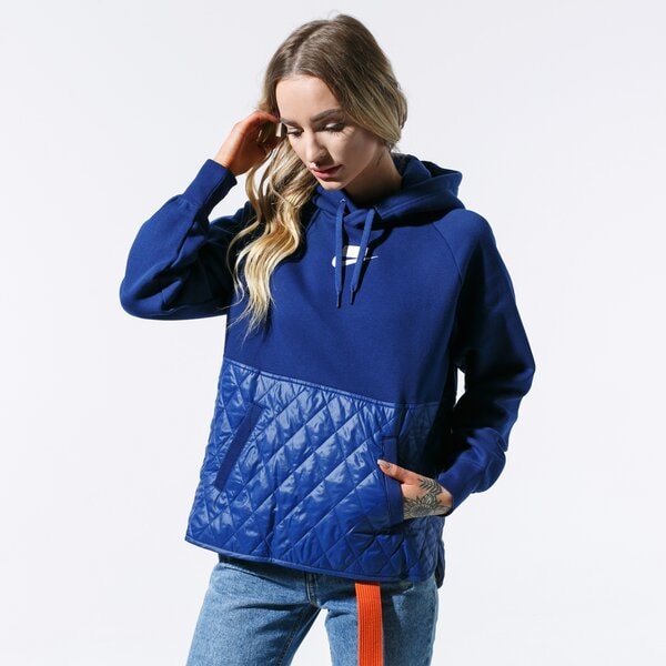 Дамски суичър NIKE СУИТЧЪР С КАЧУЛКА W NSW NSP FLC HOODIE PO QLTD cj6253-492 цвят виолетов