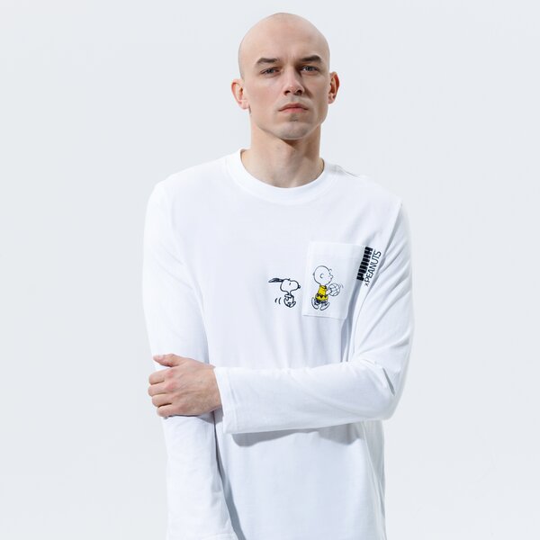 Мъжка тениска PUMA ТЕНИСКА PUMA X PEANUTS LS TEE 53061302 цвят бял