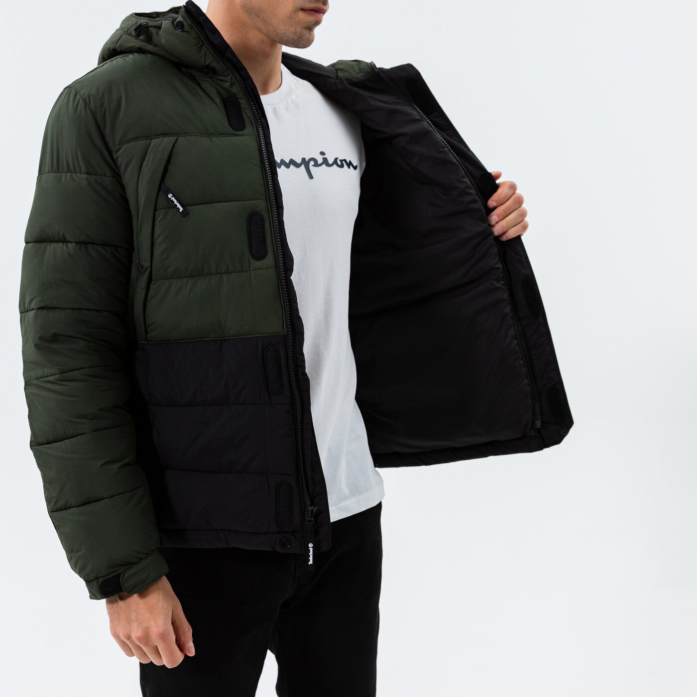 Мъжко зимно яке TIMBERLAND ЯКЕ ЗИМНО YC OUTDOOR ARCHIVE PUFFER JACKET tb0a2aebw741 цвят каки