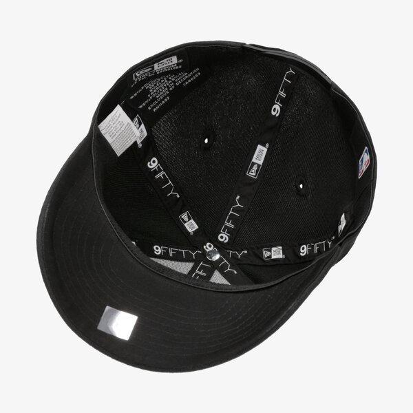 Мъжка шапка с козирка NEW ERA ШАПКА STRETCH SNAP CLECAV BLKOTC 950 11871283 цвят черен
