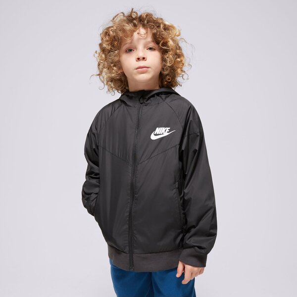 Детска преходно яке NIKE ЯКЕ K NSW WR HD JKT SSNL BOY fn8757-010 цвят черен