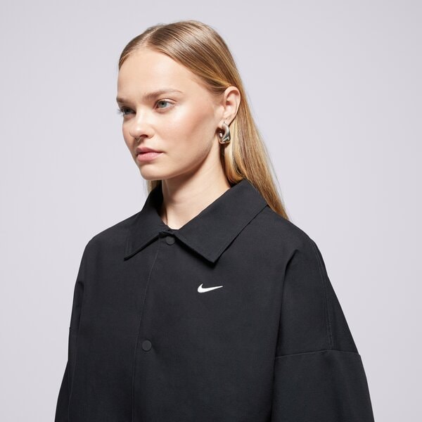 Дамско преходно яке NIKE ЯКЕ W NSW STREET WVN COACH JKT hv1968-010 цвят черен