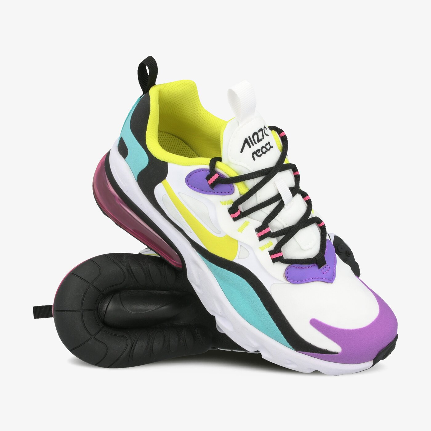 Детски маратонки NIKE AIR MAX 270 REACT BG bq0103-101 цвят бял