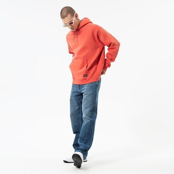 Мъжки суичър LEVI'S СУИТЧЪР С КАЧУЛКА SKATE HOODED SWEATSHIRT a1008-0003 цвят коралов