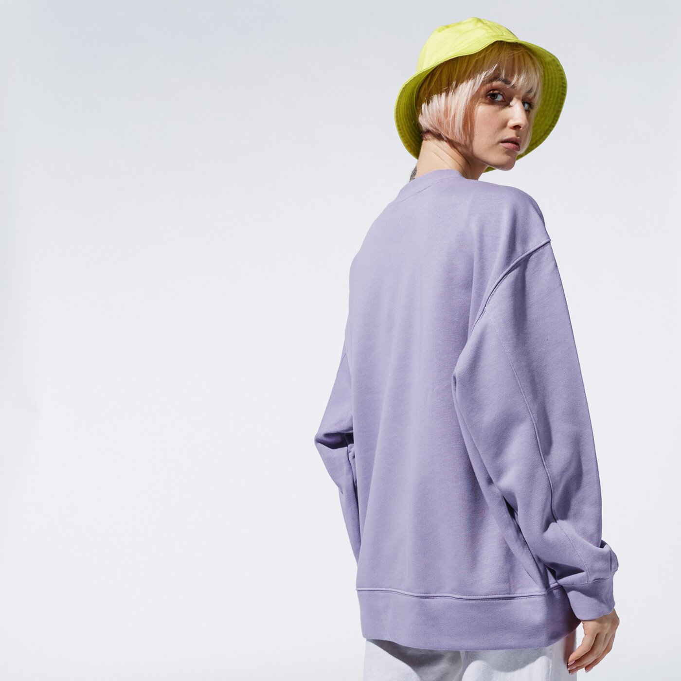 Дамски суичър ADIDAS СУИТЧЪР SWEATSHIRT gn4768 цвят виолетов