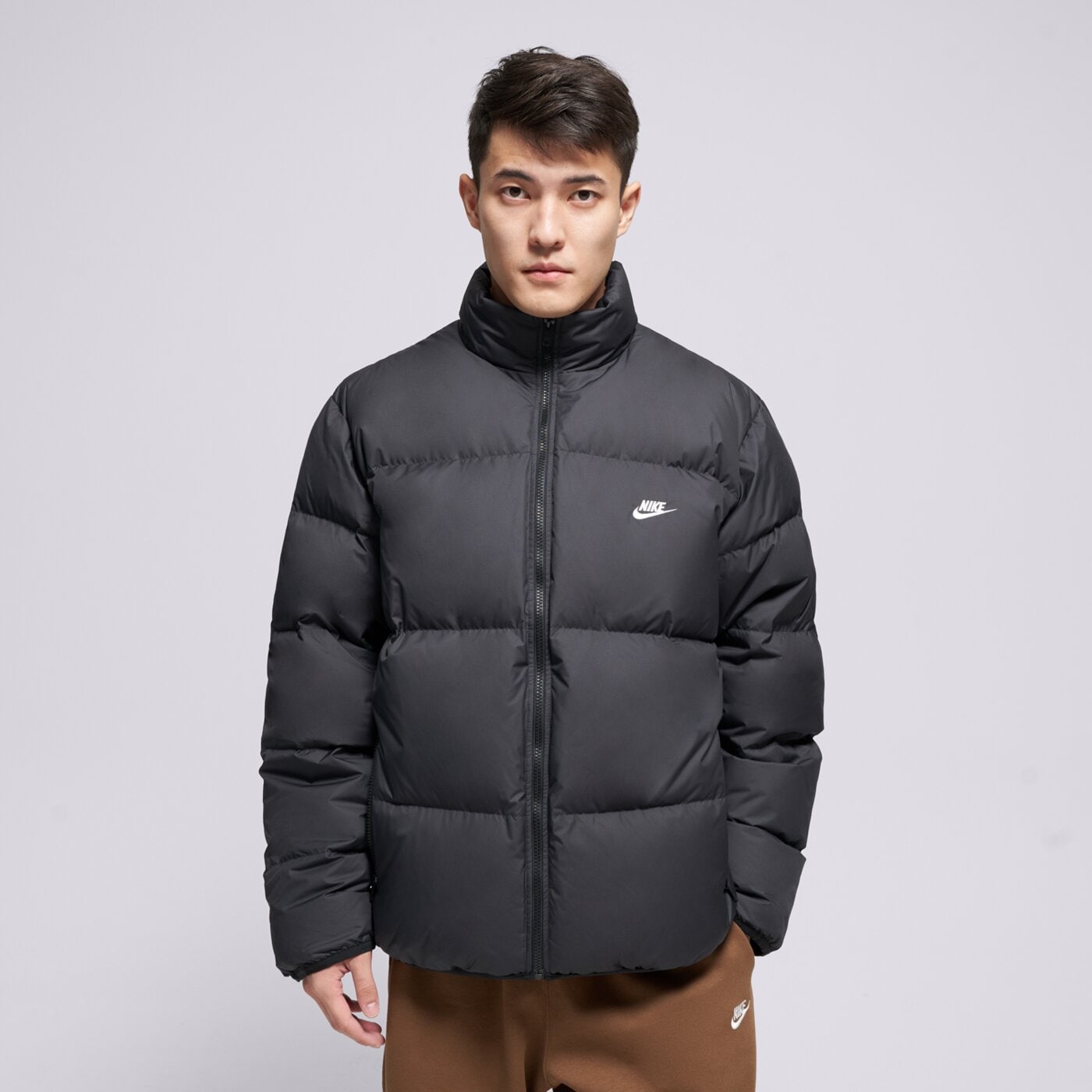 Мъжко зимно яке NIKE ЯКЕ ЗИМНО M SF CLUB PUFFER JACKET 550 ib2975-010 цвят черен