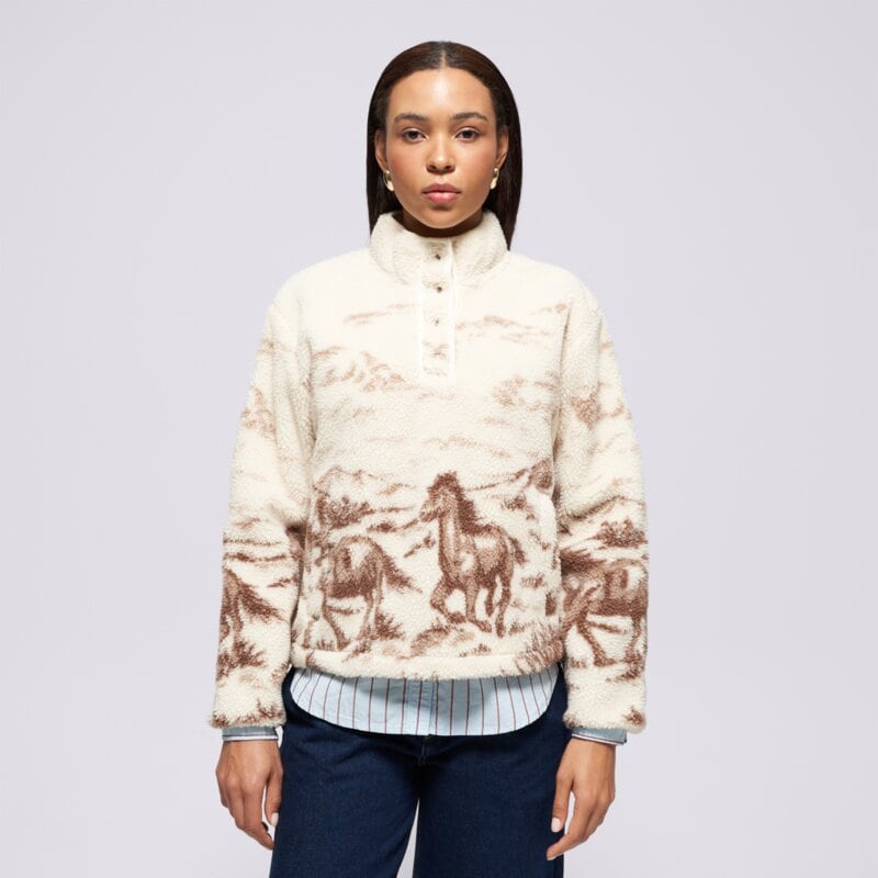 LEVI'S ПОЛАР KASEY SHERPA PULLOVER OW NEUTRALS