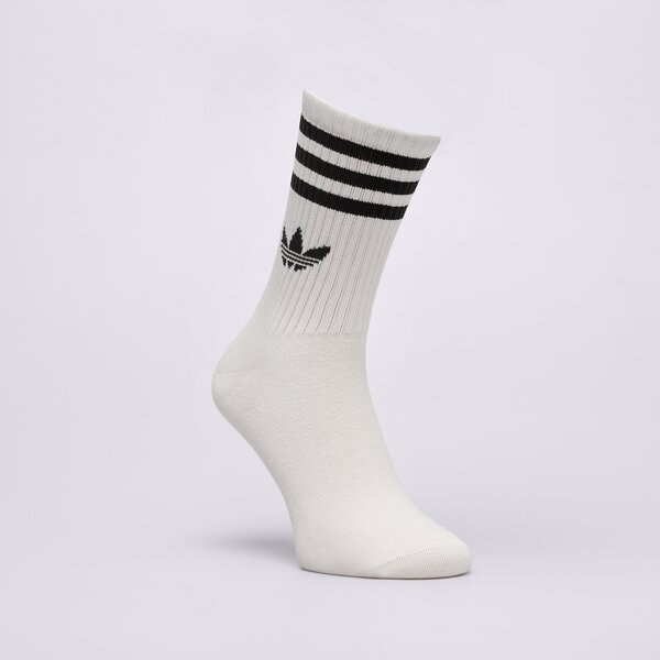 Дамски чорапи ADIDAS ЧОРАПИ 3S CREW S 3P jv7401 цвят бял