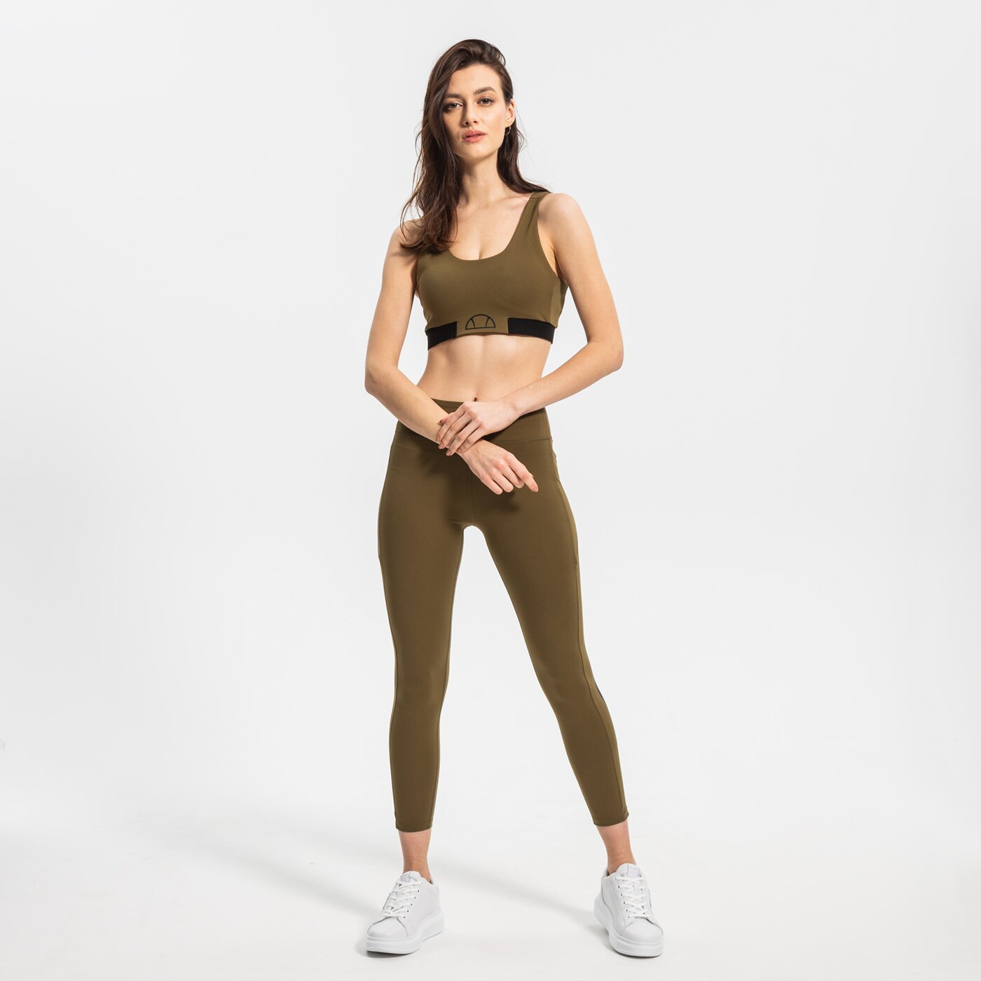 Дамска тениска ELLESSE BRA JOEY BRA ТОП KHA srm14326506 цвят каки