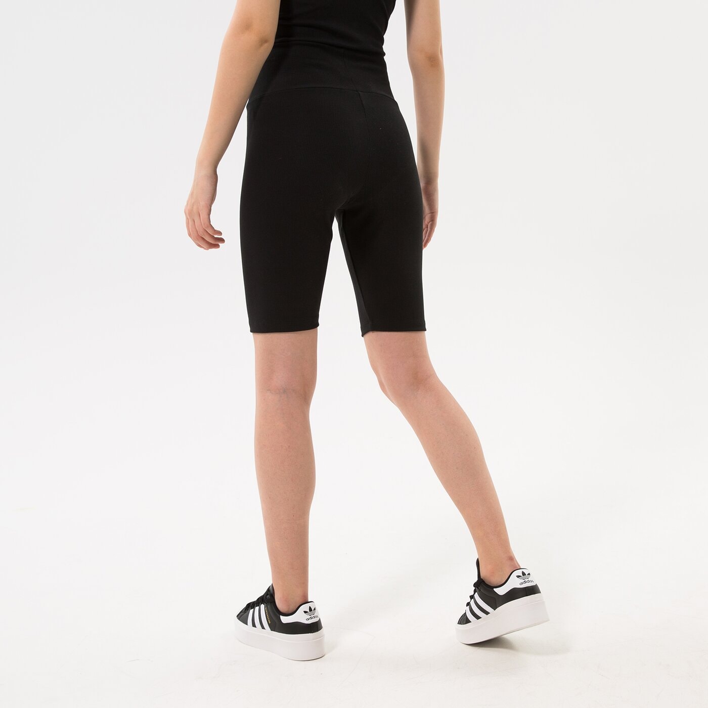 Дамски къси панталони ADIDAS RIB CYCLE SHORTS  hf7484 цвят черен