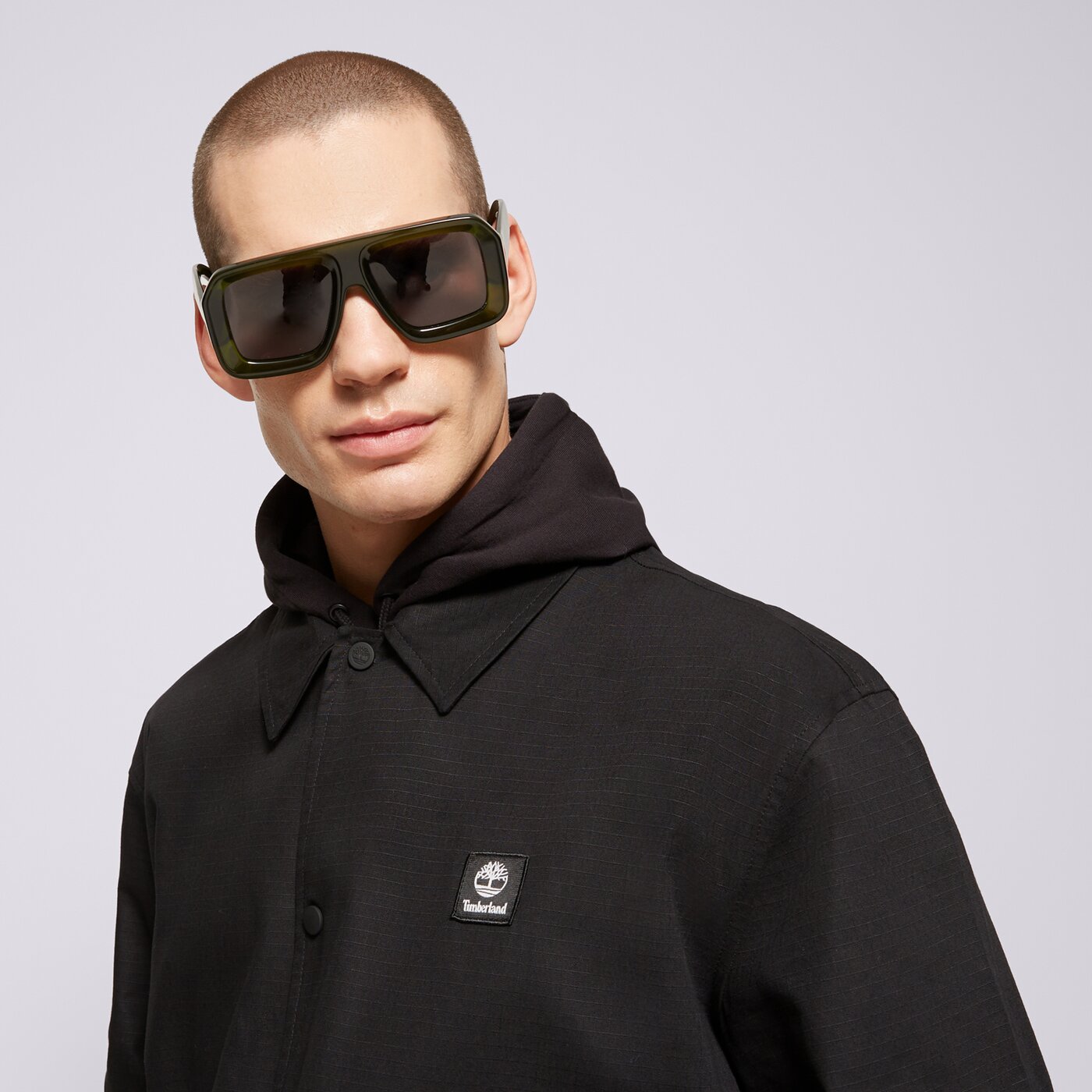 Мъжко преходно яке TIMBERLAND ЯКЕ WOVEN BADGE RIPSТОП COACH JACKET BLACK tb0a6fa90011 цвят черен