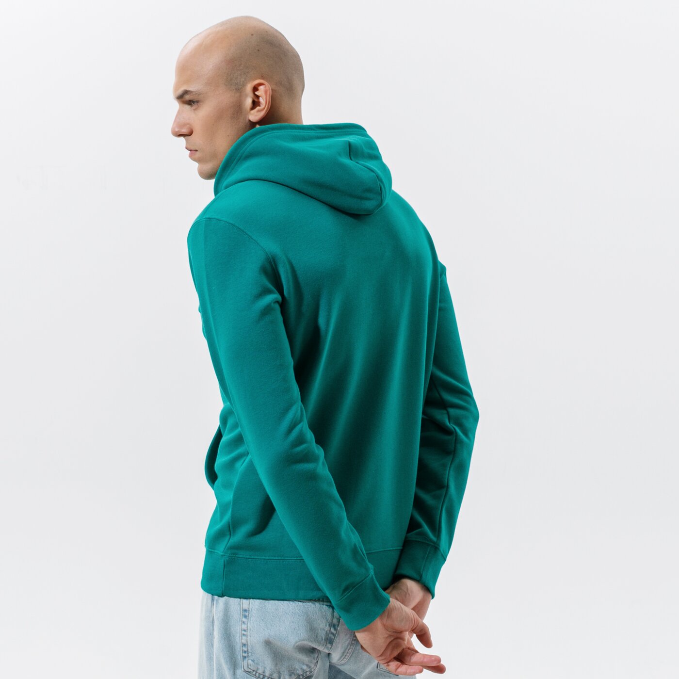 Мъжки суичър CHAMPION СУИТЧЪР С КАЧУЛКА HOODED SWEATSHIRT 214138gs040 цвят зелен