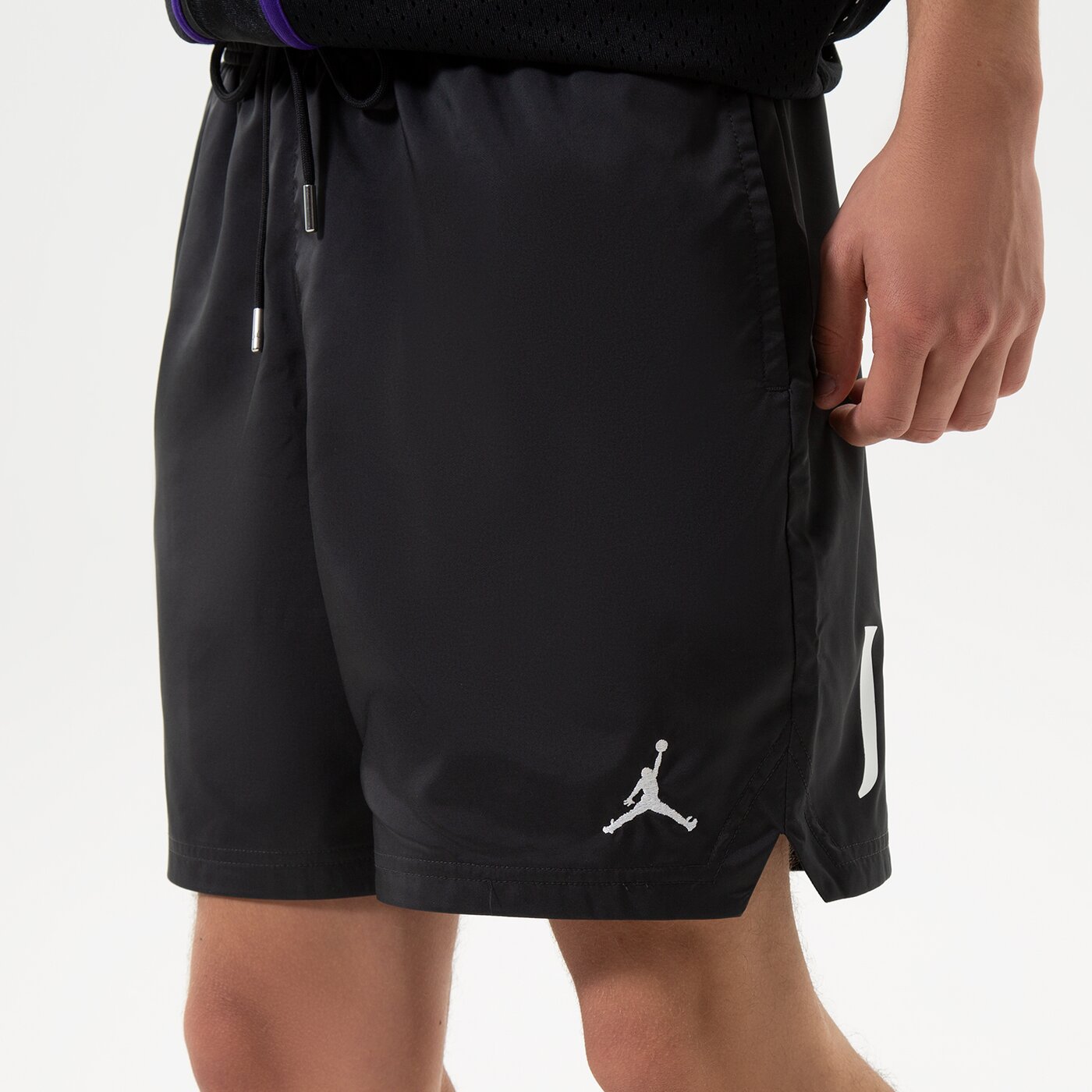 Мъжки къси панталони JORDAN ШОРТИ M J ESS POOLSIDE SHORT dm1371-010 цвят черен