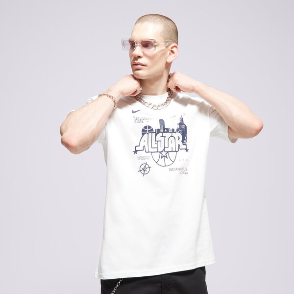 Мъжка тениска NIKE ТЕНИСКА NBA M NK ASW M90 SS TEE N31 NBA fq6528-100 цвят бял