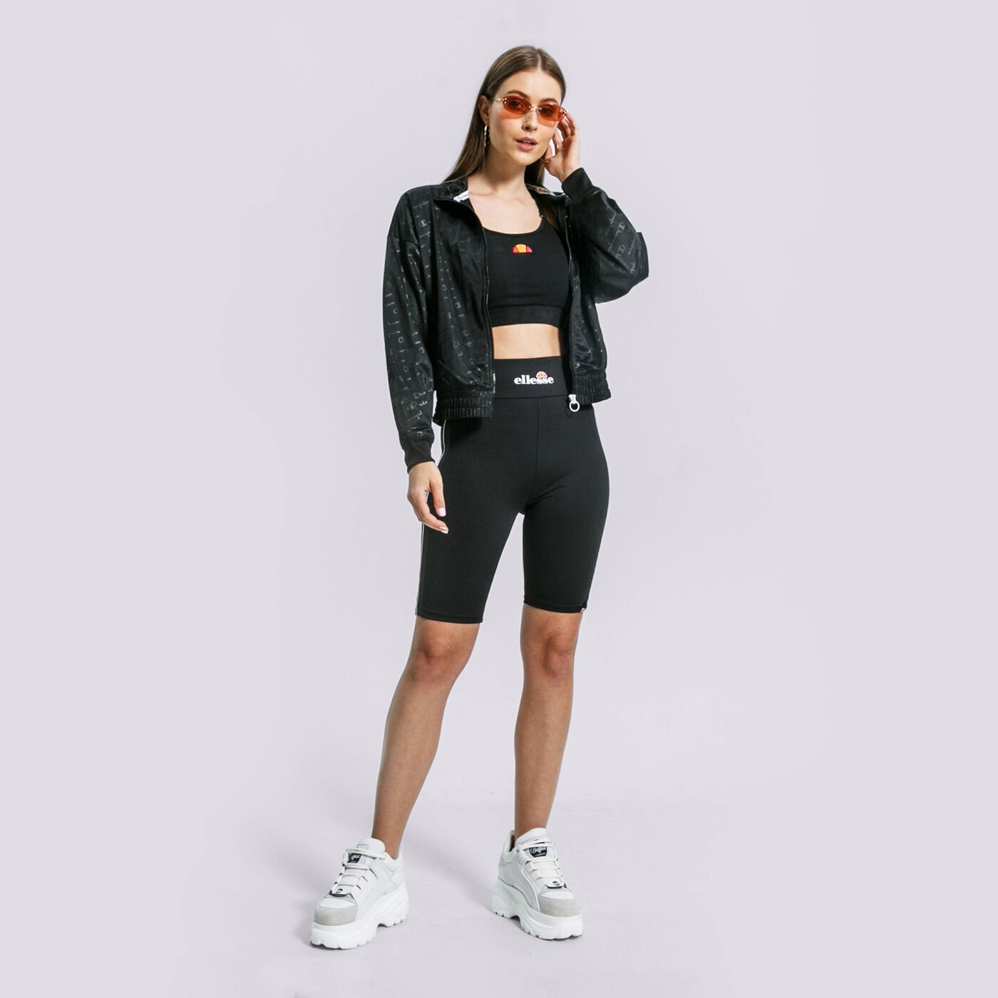 Дамски къси панталони ELLESSE ШОРТИ CONO CYCLE SHORT BLK sgj11891011 цвят черен