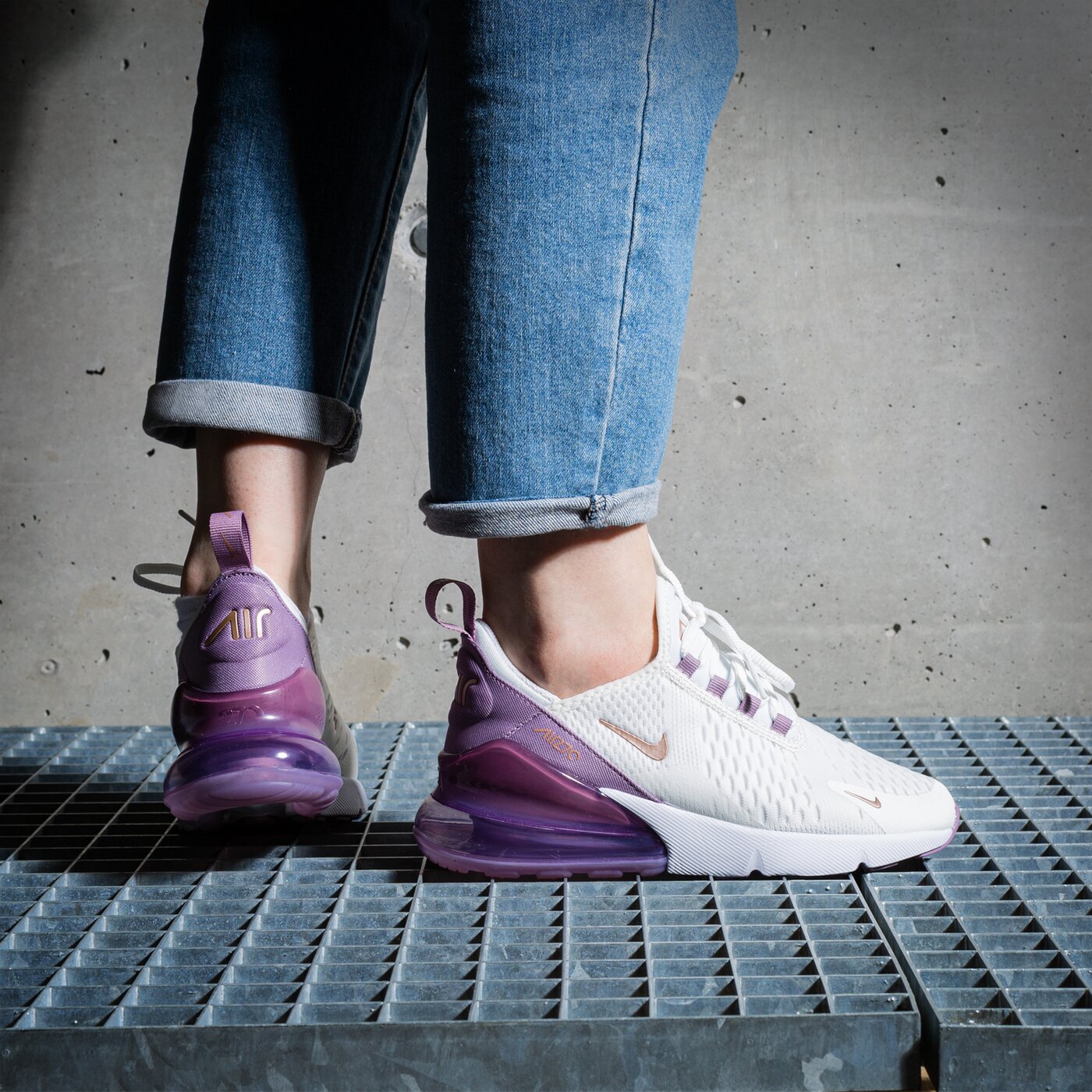 Детски маратонки NIKE AIR MAX 270 943345-110 цвят бял