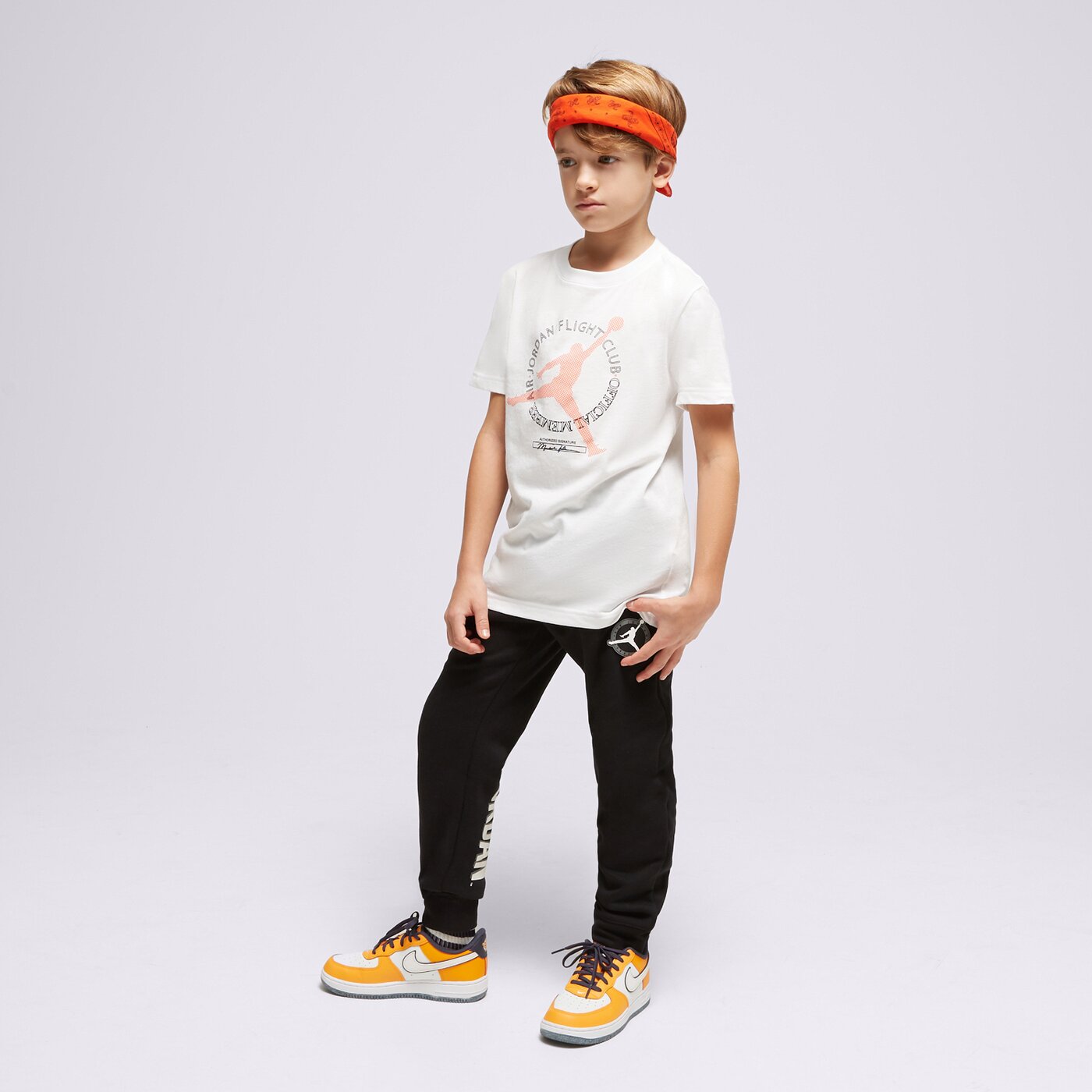 Детска тениска JORDAN ТЕНИСКА OFFICIAL MEMBER S/S TEE BOY 95c342001 цвят бял