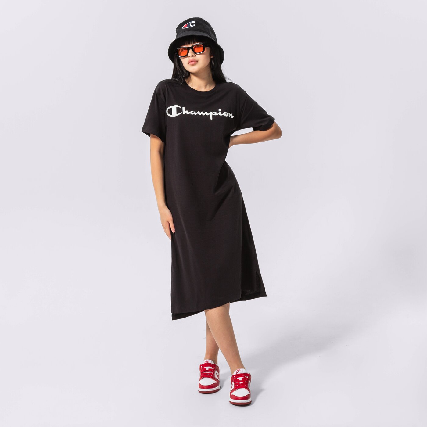 Дамски CHAMPION РОКЛЯ АНЦУГS 114890kk001 цвят черен