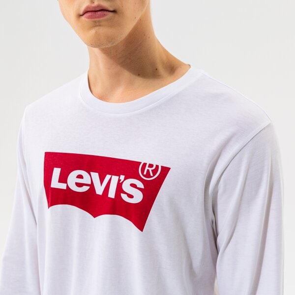 Мъжка тениска LEVI'S ТЕНИСКА LS STD GRAPHIC TEE 360150010 цвят бял