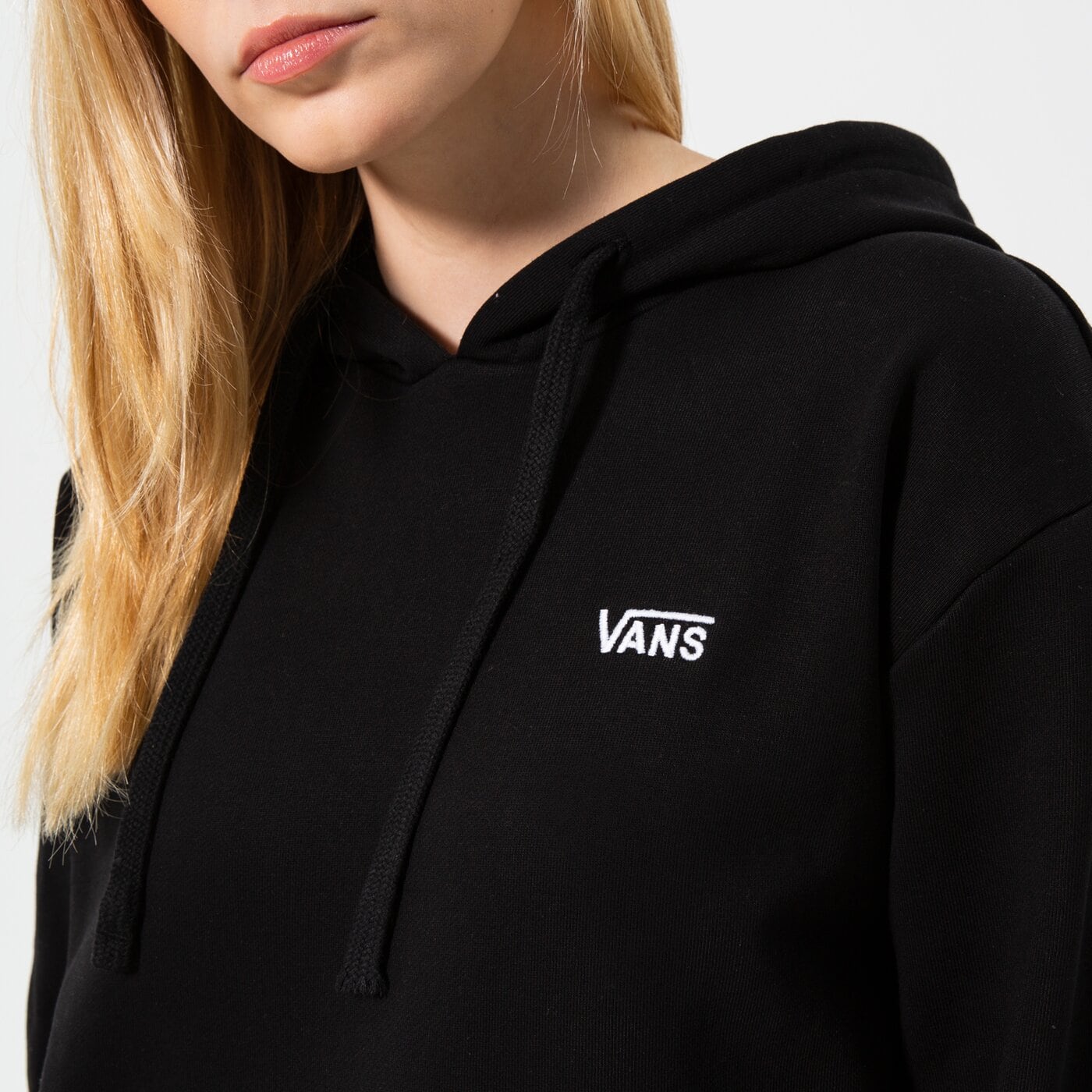 Дамски суичър VANS СУИТЧЪР С КАЧУЛКА WM FLYING V BFF FT HOODIE vn0a5ar4blk1 цвят черен