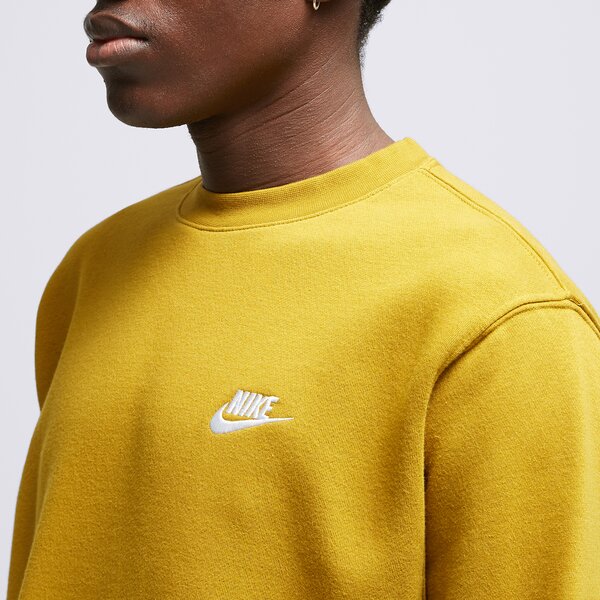 Мъжки суичър NIKE СУИТЧЪР NIKE SPORTSWEAR CLUB FLEECE bv2662-716 цвят горчица