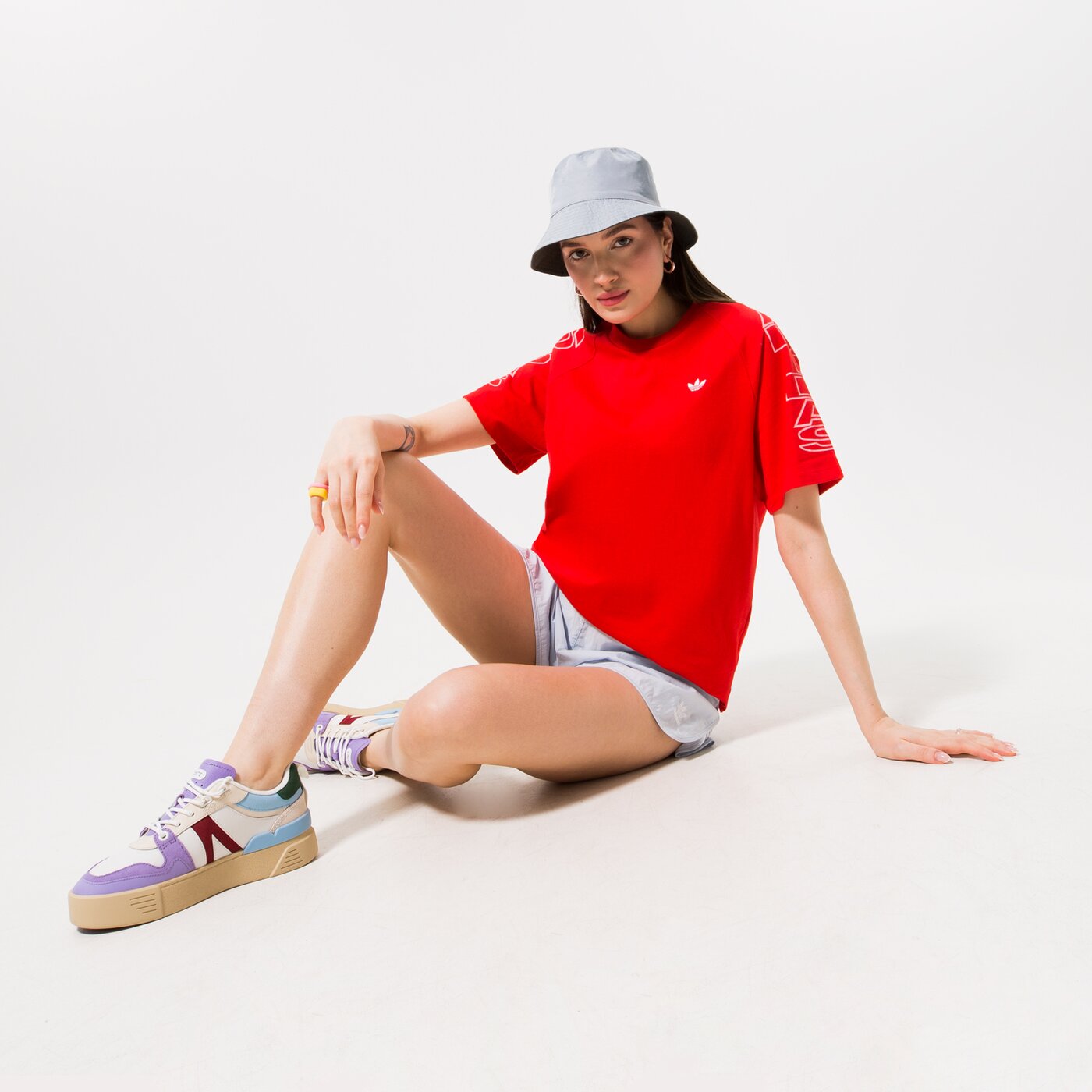 Дамска тениска ADIDAS ТЕНИСКА H20250 h20250 цвят червен