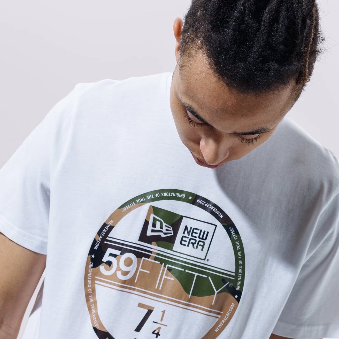 Мъжка тениска NEW ERA ТЕНИСКА VISOR STICKER TEE WHT TEE PROGRAM 12506363 цвят бял