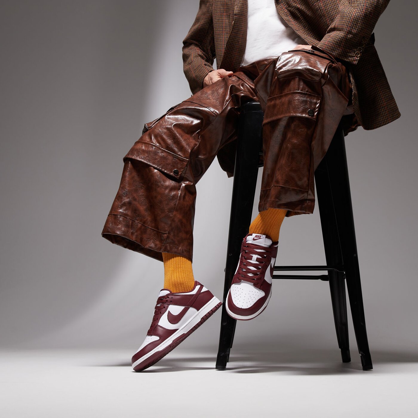 Мъжки маратонки NIKE DUNK LOW dv0833-115 цвят червен