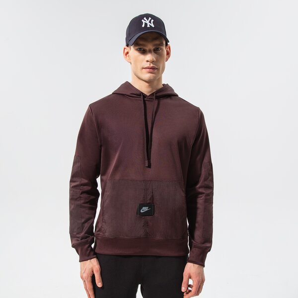 Мъжки суичър NIKE СУИТЧЪР С КАЧУЛКА NSW SPU DF FLC PO HOODIE BB dq5103-205 цвят кафяв