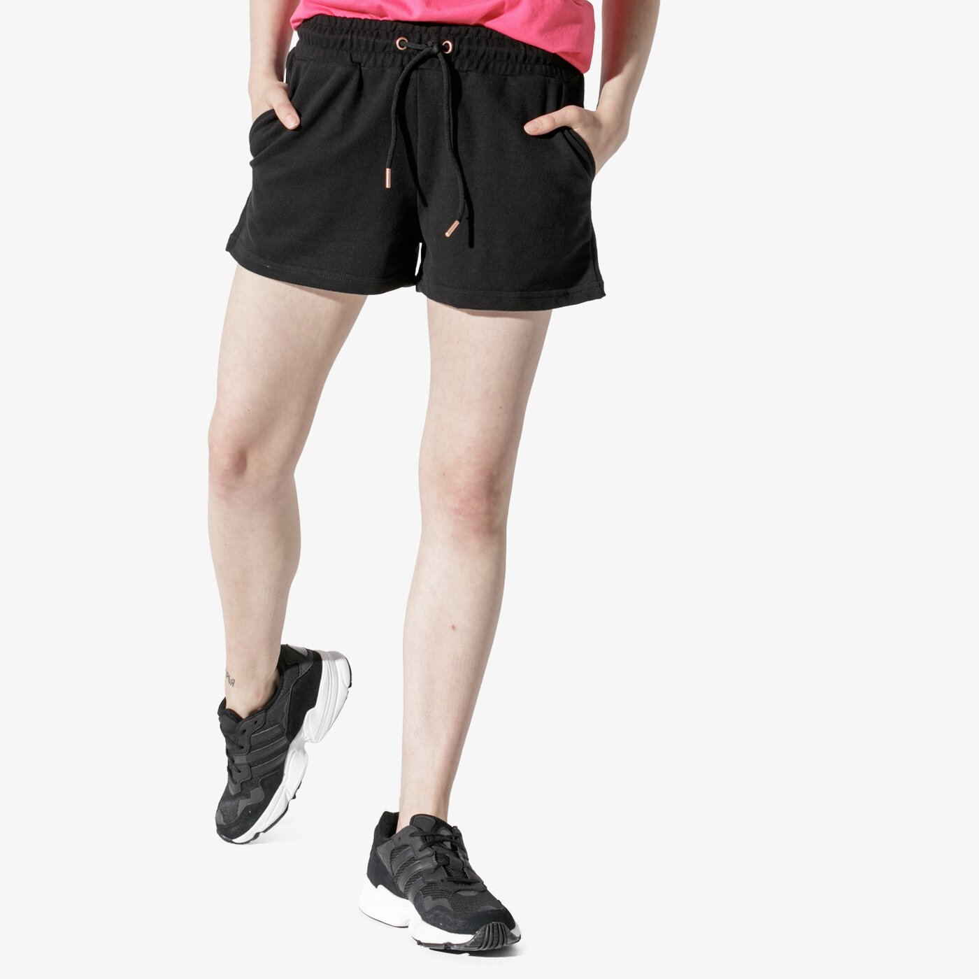 Дамски къси панталони CONFRONT ШОРТИ LILLY cf19szd05002 цвят черен