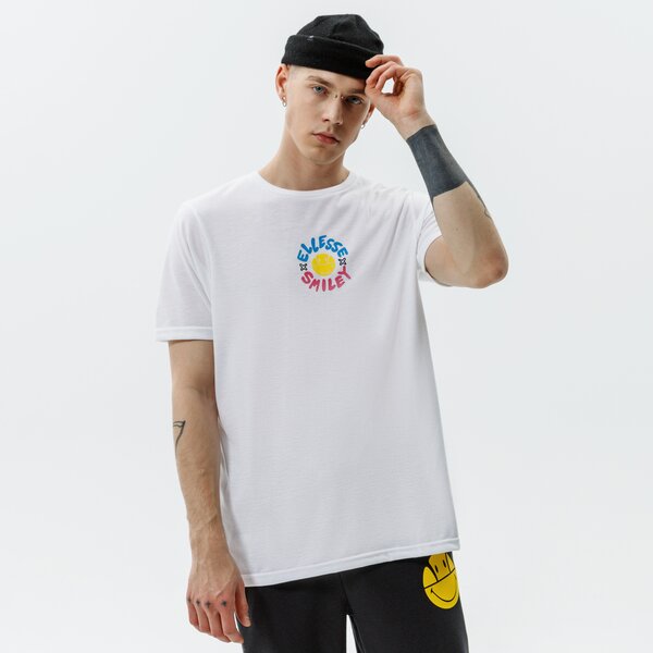 Мъжка тениска ELLESSE ТЕНИСКА CHEERO TEE WHT SMILEY SU21 sml13067908 цвят бял
