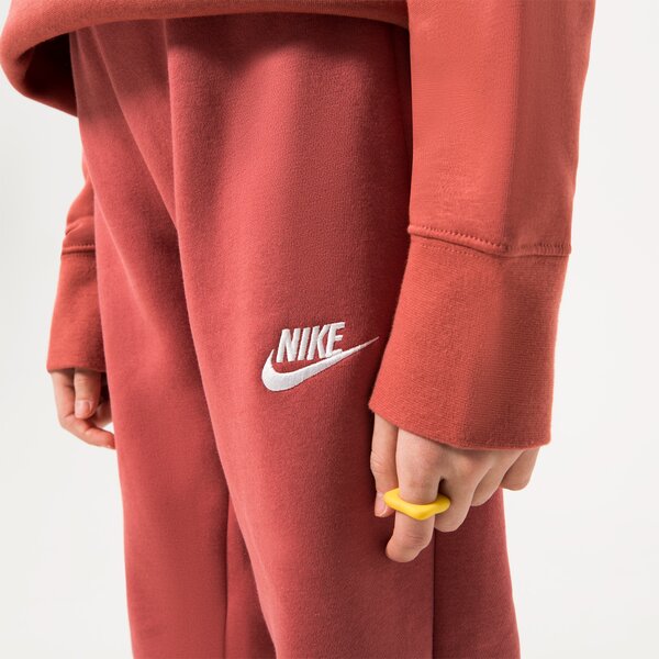 Детски панталони NIKE ПАНТАЛОНИ SPORTSWEAR CLUB FLEECE GIRL dc7207-691 цвят розов