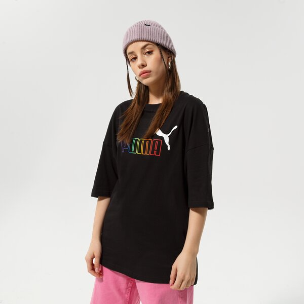 Дамска тениска PUMA ТЕНИСКА ESS+ RAINBOW TEE 848428 01 цвят черен