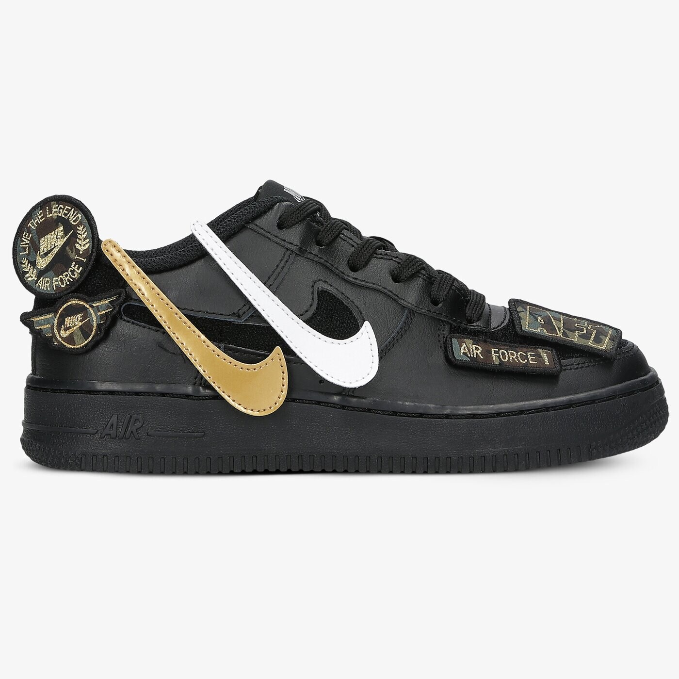 Детски маратонки NIKE AIR FORCE 1/1 db2812-001 цвят черен