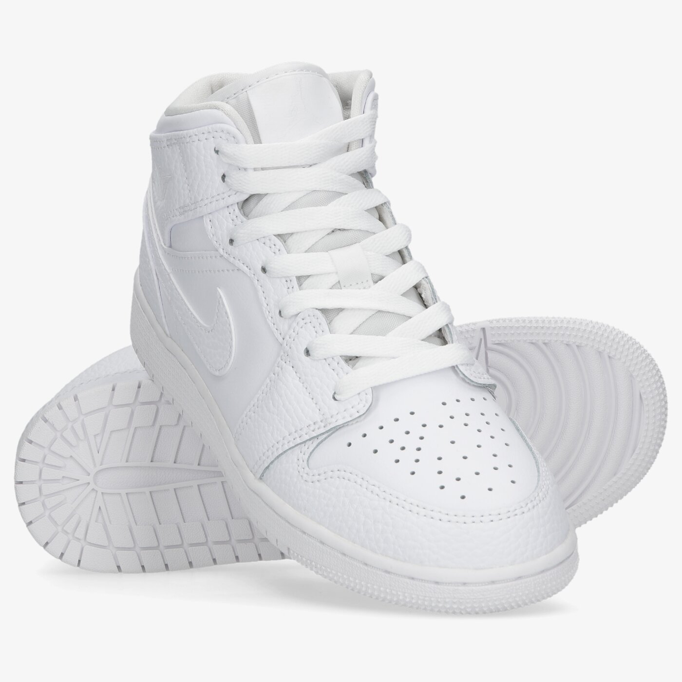 Детски маратонки AIR JORDAN 1 MID  554725-130 цвят бял