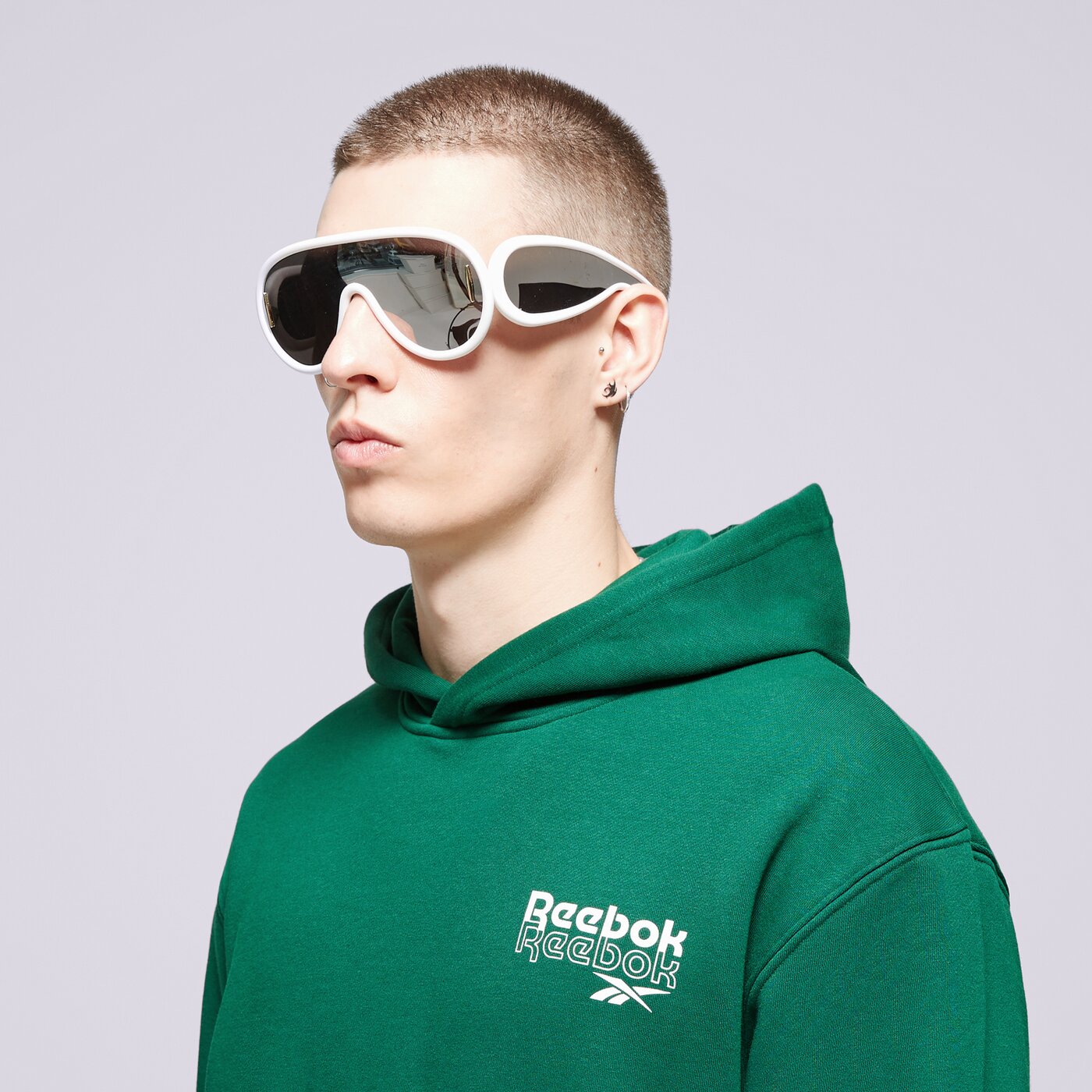 Мъжки суичър REEBOK СУИТЧЪР С КАЧУЛКА RI PROP OF RBK 100076388 цвят зелен