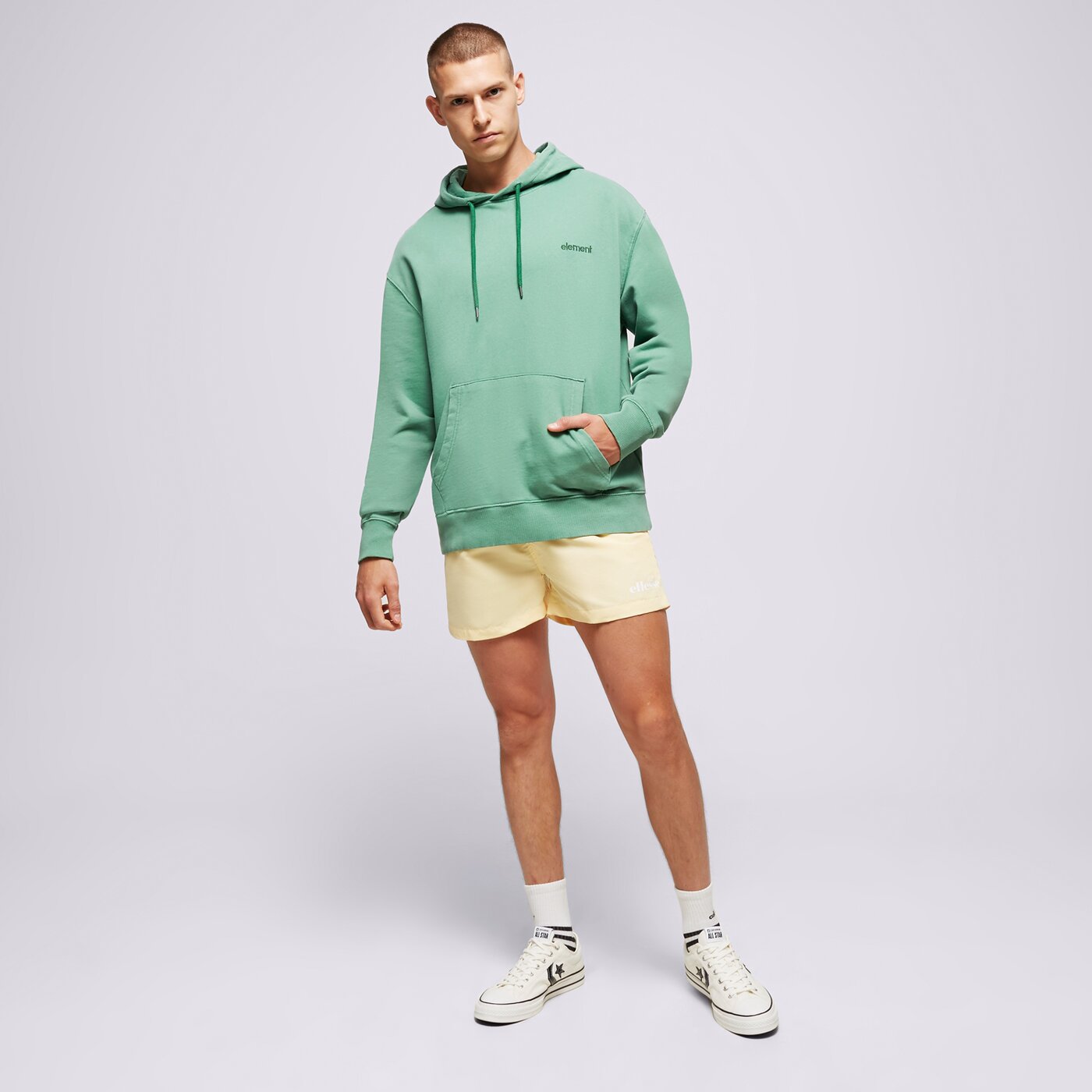 Мъжки къси панталони ELLESSE ШОРТИ LAMINA LIGHT YELLOW sgr16468603 цвят жълт